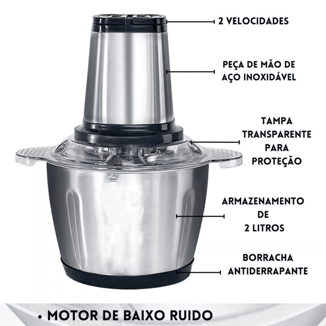 Pica Tudo Inox | Praticidade Total