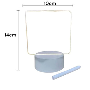 Luminária Lousa com Efeito 3D