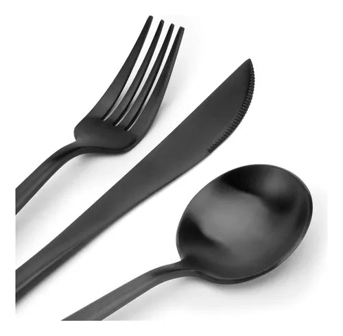 Jogo de Talheres Jumbo  Inox Luxo – Qualidade e Sofisticação para Sua Mesa Posta- 24 Peças