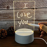 Luminária Lousa com Efeito 3D