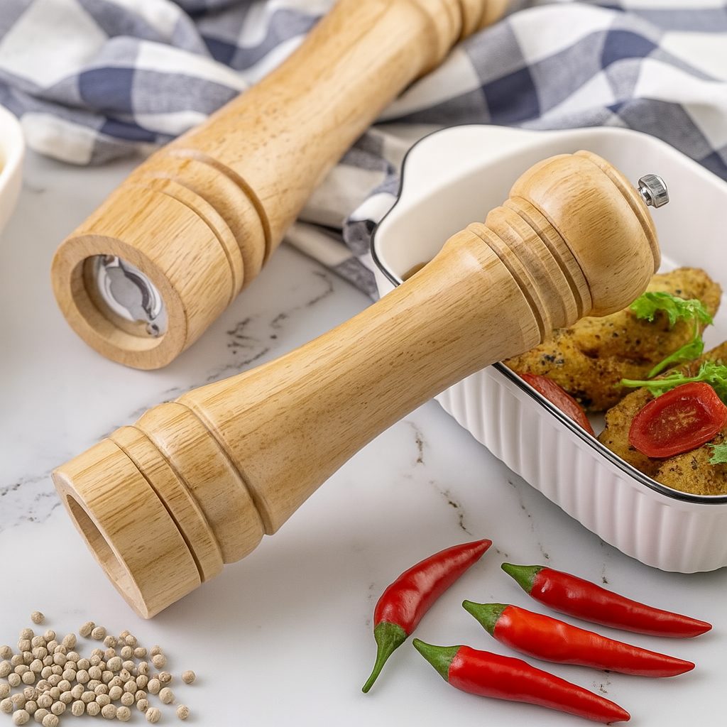 Moedores de Sal e Pimenta em Madeira